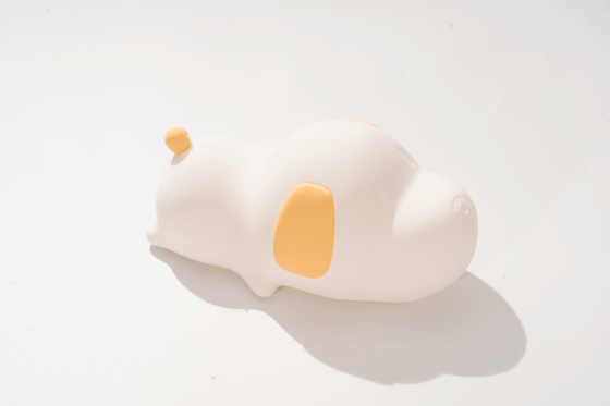 Bande dessinée mignonne peu d'abat-jour sûr de veilleuse en caoutchouc de silicone de nourriture