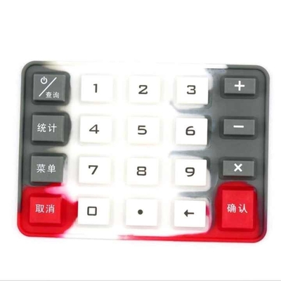 Clé en caoutchouc de silicone à surface mate/brillante avec épaisseur personnalisée pour produits