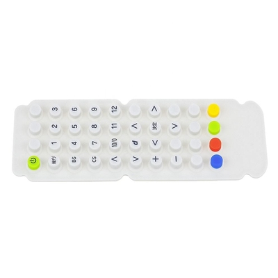 Clavier en caoutchouc de silicone industriel avec rétroéclairage LED en option