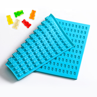 Moule à bonbons gélifiés en silicone en forme d'ours, moule à bonbons durs, personnalisation pour diverses formes de bonbons, moules en silicone
