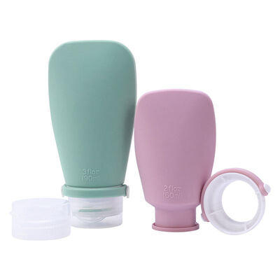 Shampooing et gel de douche en silicone portable écologique avec logo personnalisable