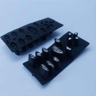70 Shore Un clavier en caoutchouc de silicone conducteur résistant à l'usure pour le scanner de codes à barres portatif OEM personnalisé