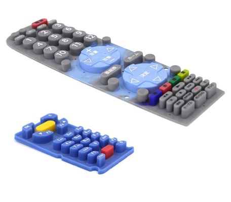 Clavier à télécommande de pantone de silicone non-toxique de couleur