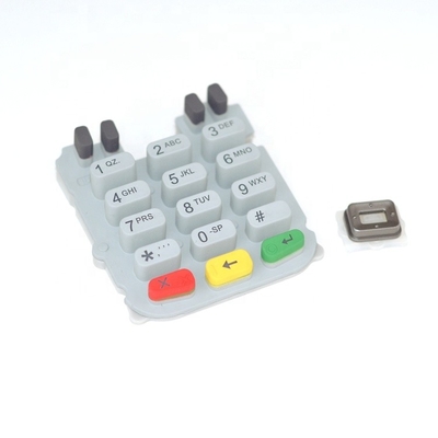 Clavier de machine de position en caoutchouc de silicone pour Verifone