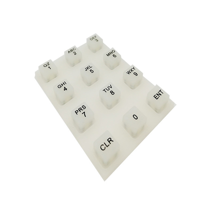 Les clés conductrices en caoutchouc de silicone de carbone imperméabilisent durable