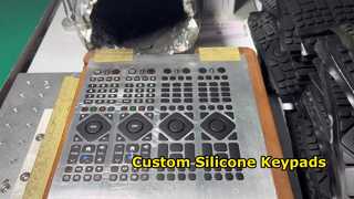 Claviers personnalisés en caoutchouc de silicone durables et polyvalents