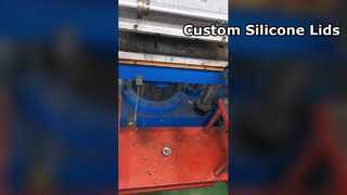 Couvercles de pots en silicone personnalisés, votre marque